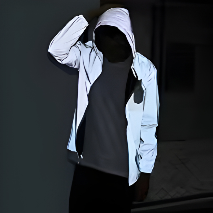 ELEGANTIEE | Reflective windproof jacket