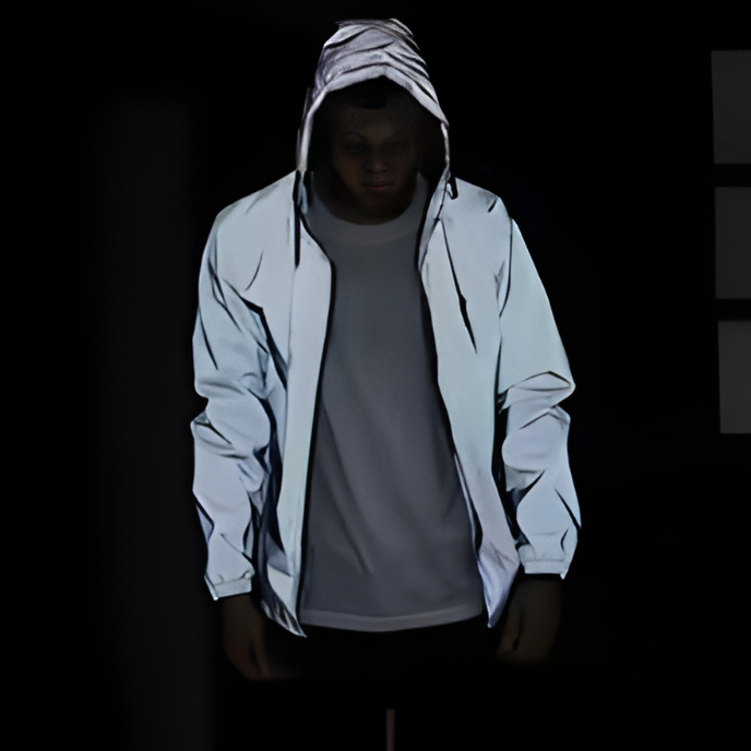 ELEGANTIEE | Reflective windproof jacket