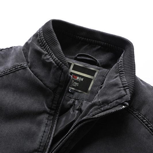 Elegantiee | HumieZip™ – Veste Décontractée Zippée en Coton