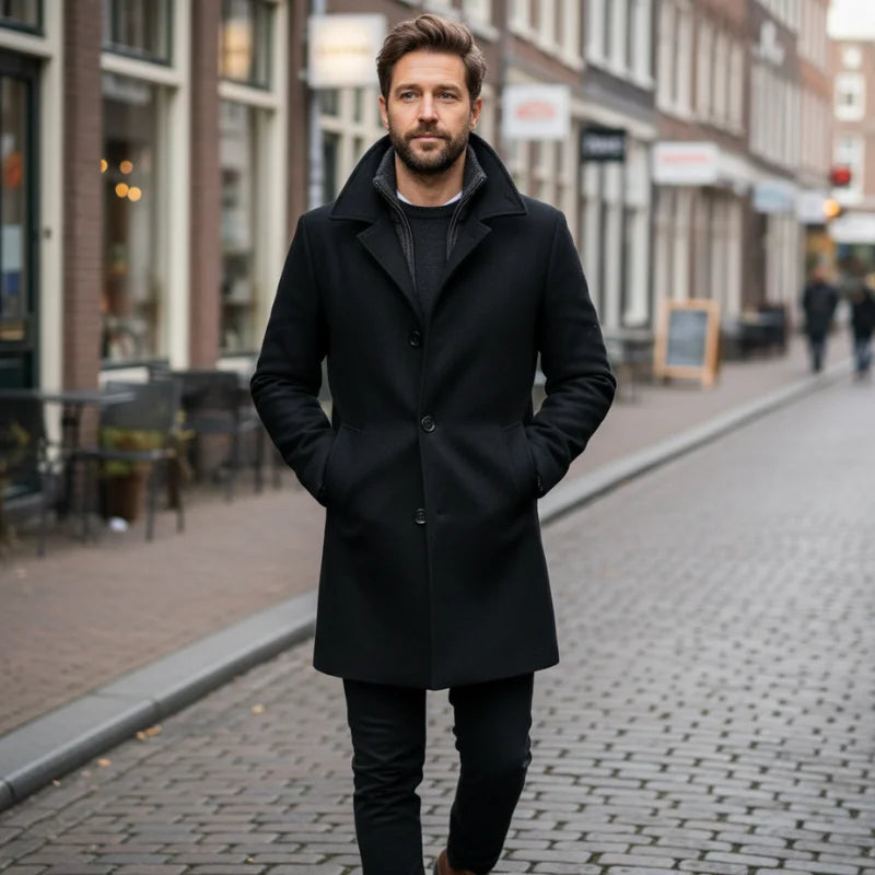 ELEGANTIEE | Two-Piece Men’s Coat