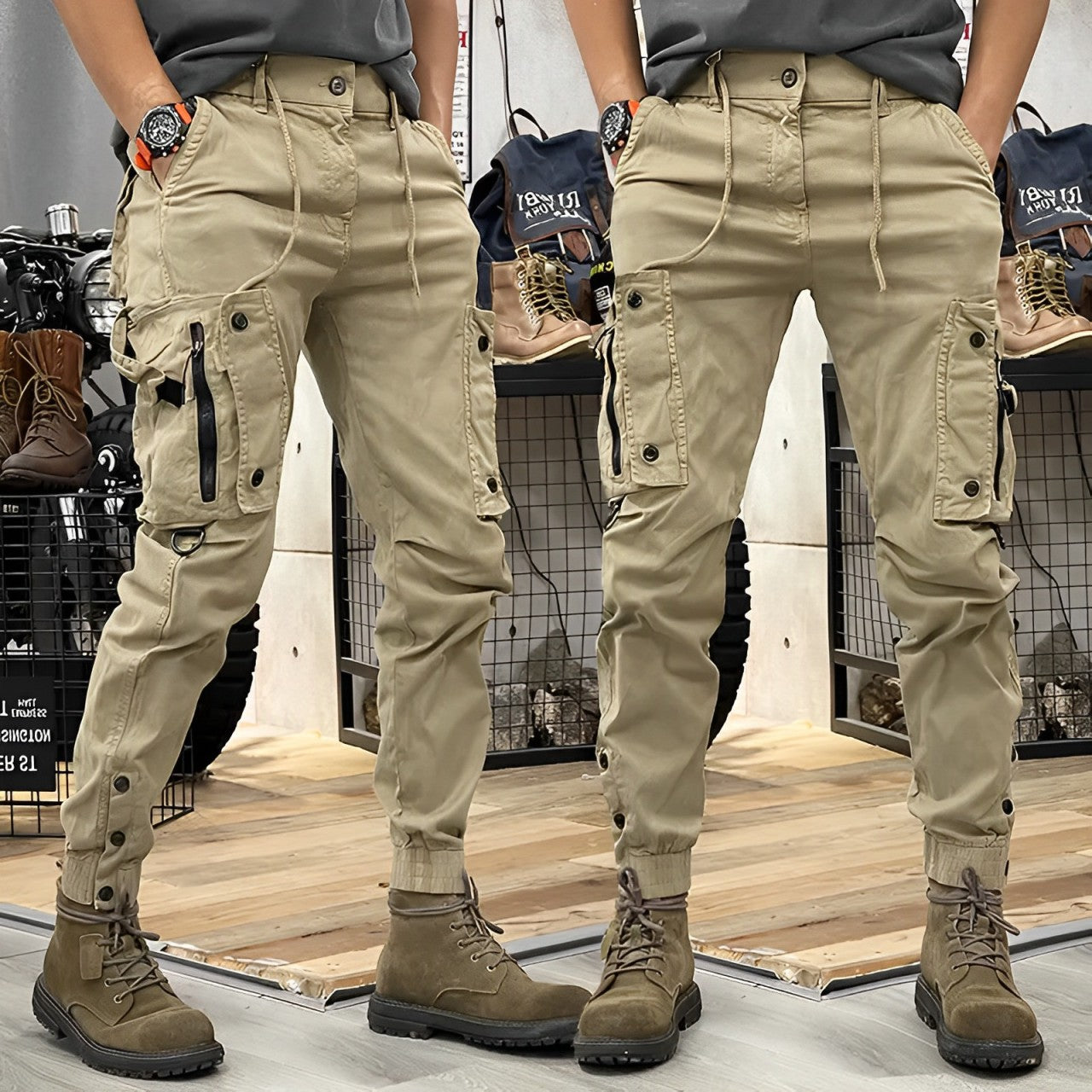 ELEGANTIEE | Casual tactical pants