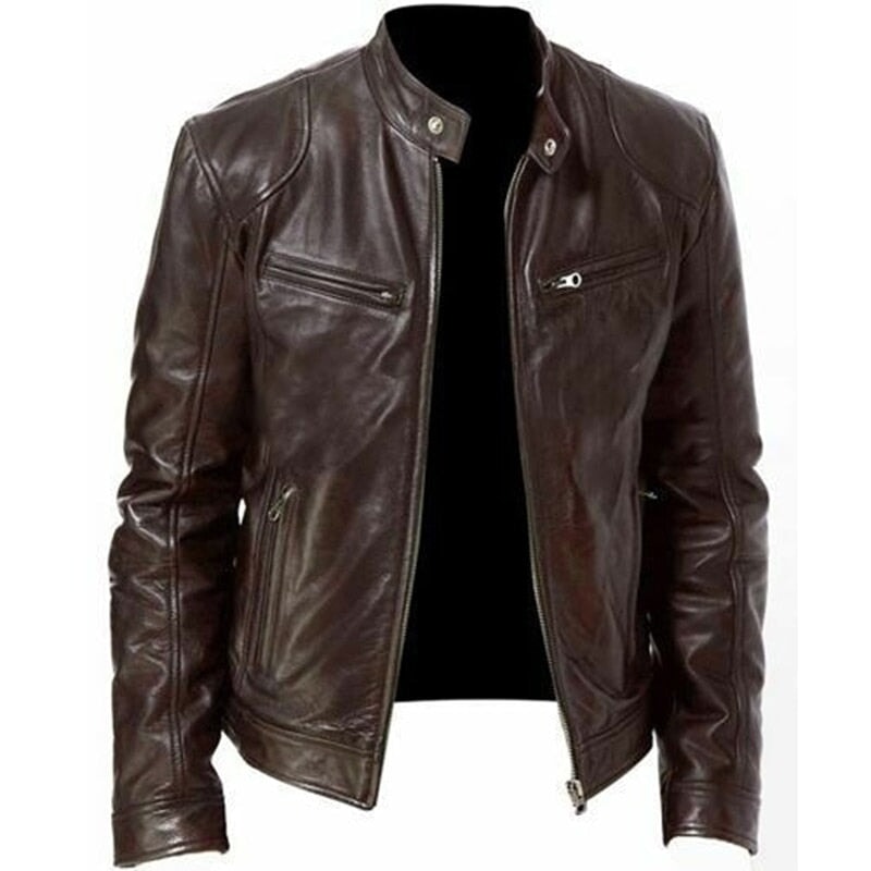 ELEGANTIEE | Premium Leather Jacket